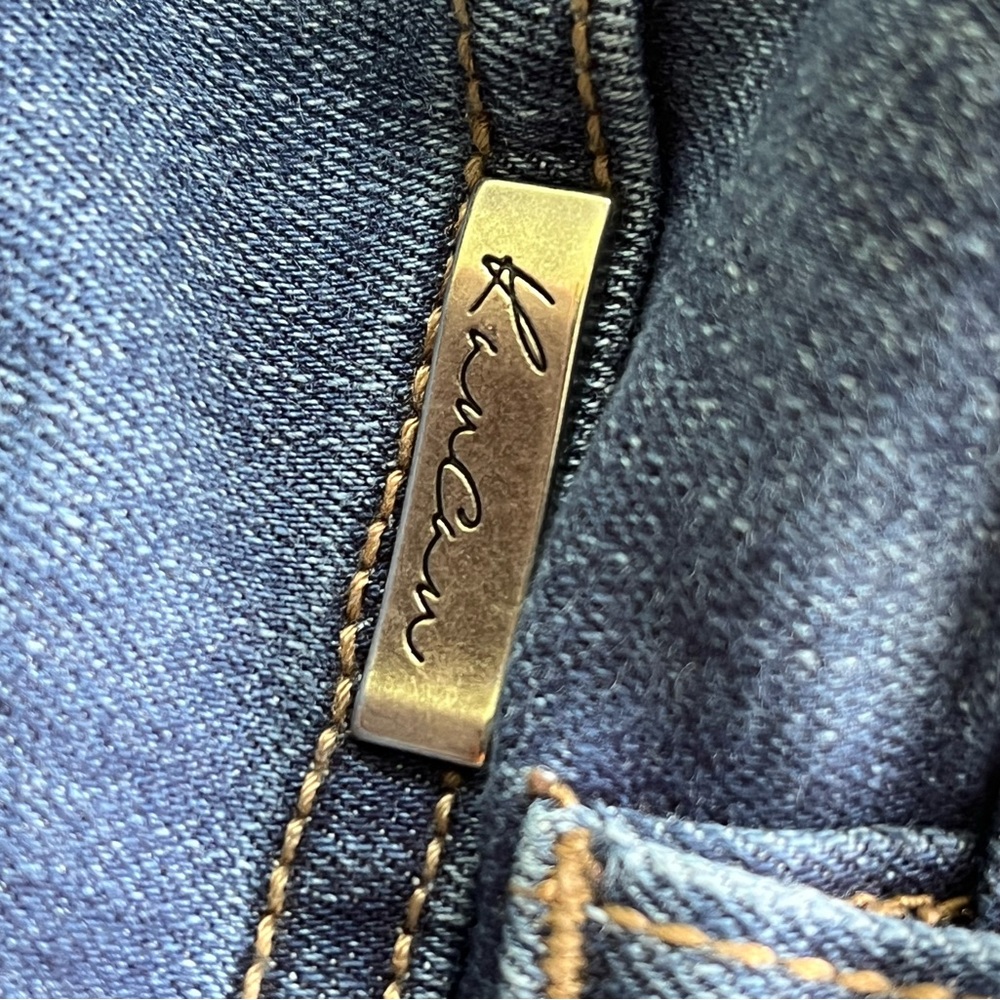 KanCan Curvy Dark Wash Curvy Denim Jeans Estillo Size 13/30 - Picture 7 of 16